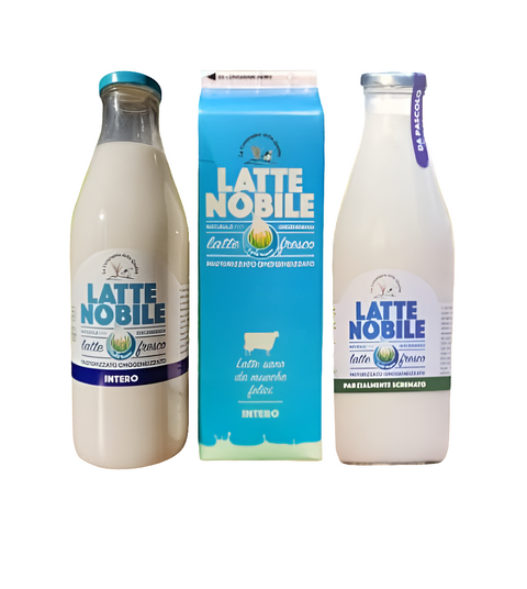 Latte parzialmente scremato nobile