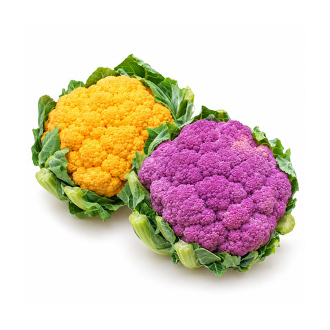 cavolfiore violetto o arancione