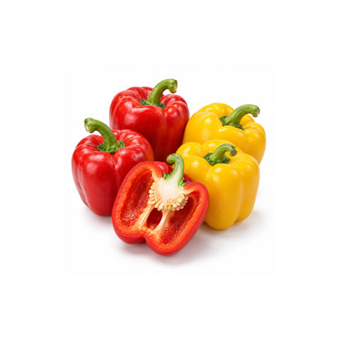 Peperoni rossi e gialli