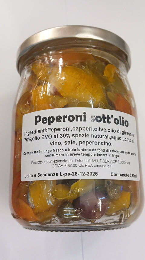 Sott'olii di verdure e ortaggi pozzuoli