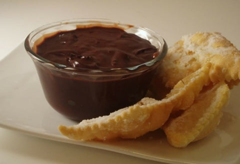 Chiacchiere vegane fritte